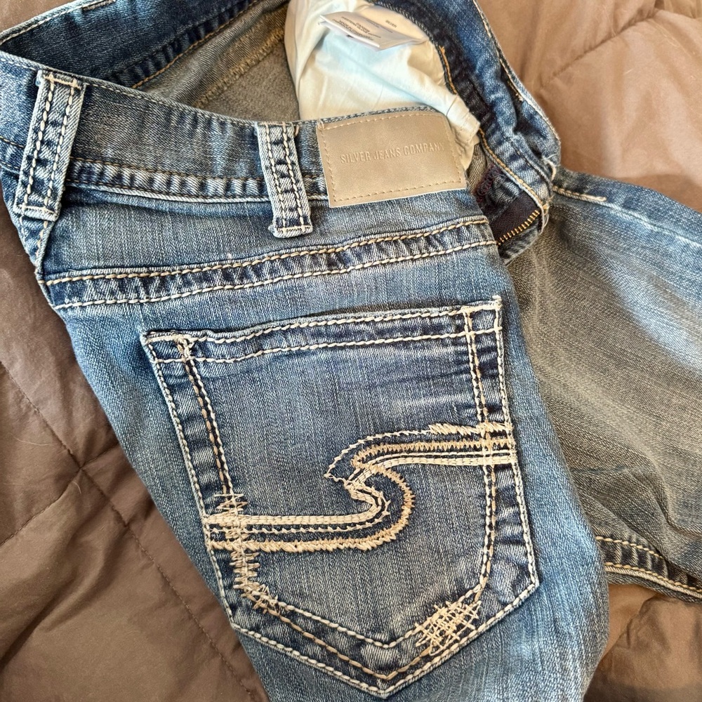 Men’s Silver Jeans